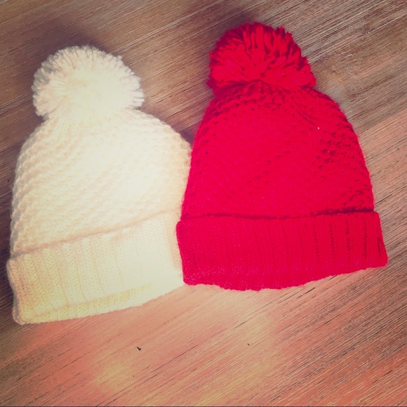 Old Navy Other - Old navy Toddler Pom Hats Old Navy Other - Old navy Toddler Pom Hats